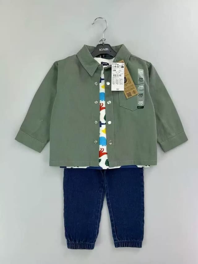 3 in one jacket, top and jean pants